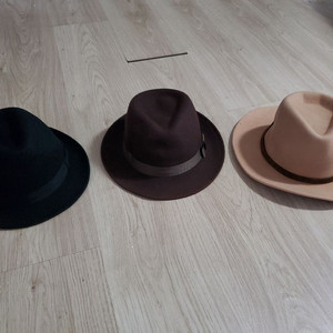 페도라 모자 3개 일괄 처분