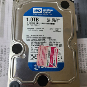 hdd 1테라 팝니다