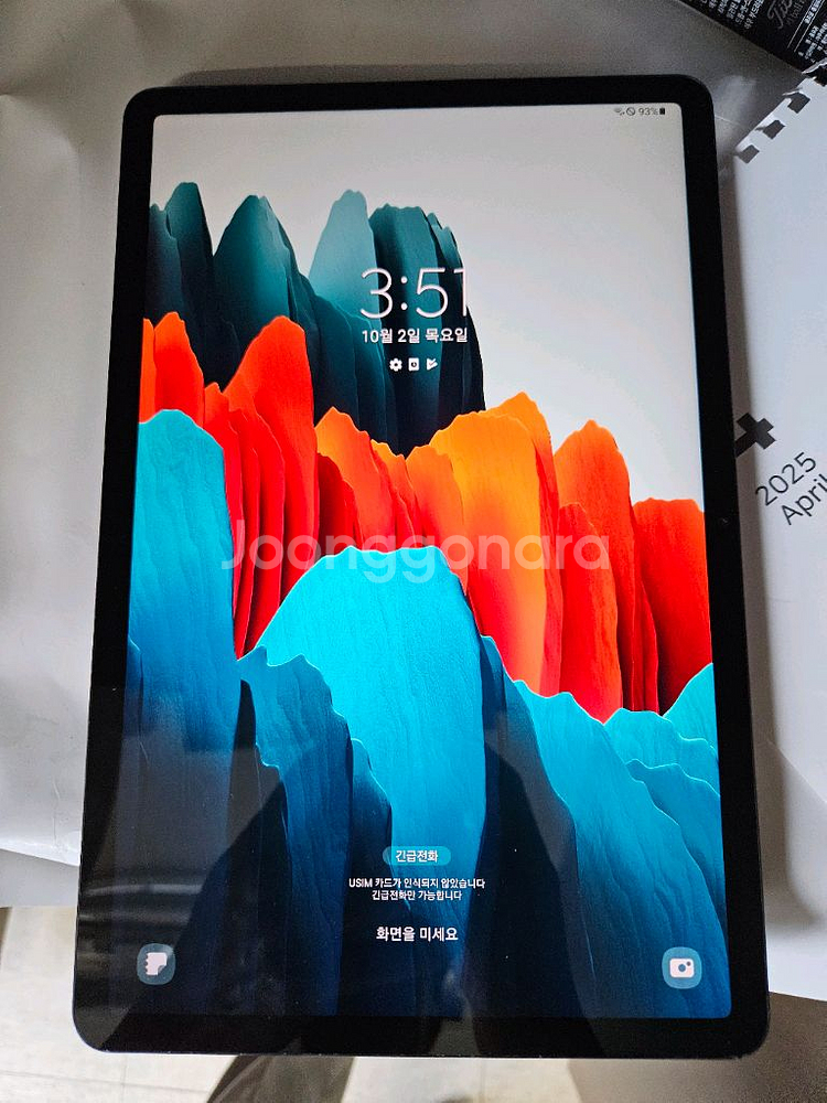 갤럭시탭s7 lte 128g--0