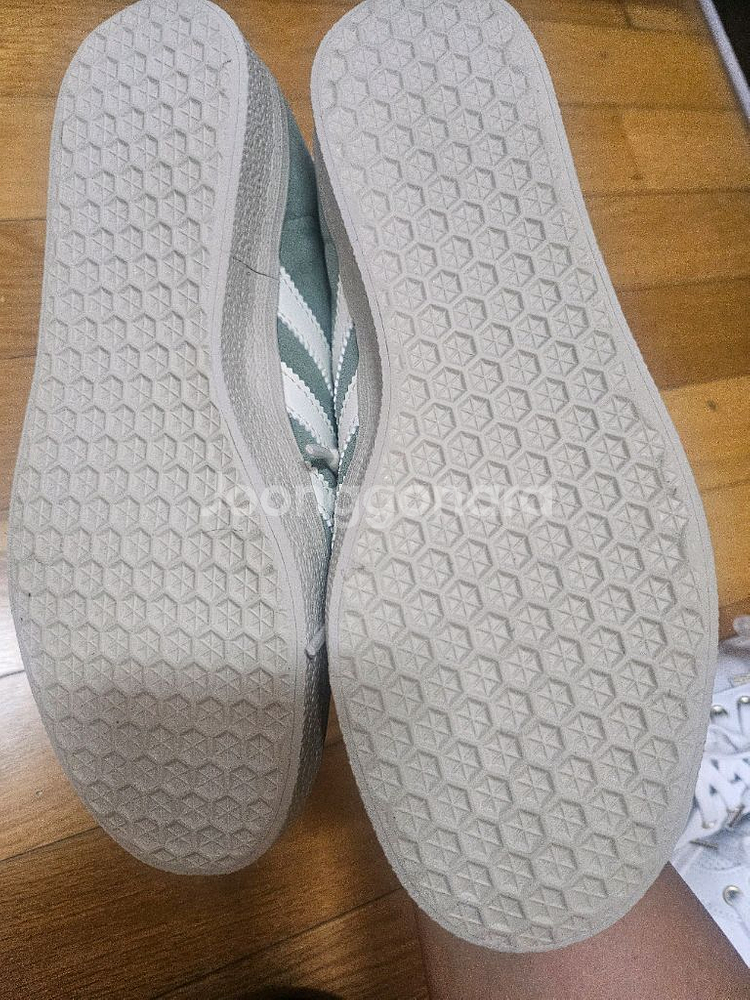 아디다스 가젤 실버 그린 (새제품220)--1