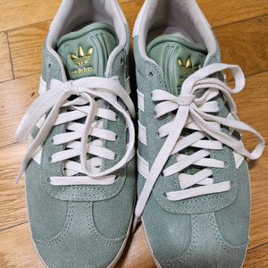 아디다스 가젤 실버 그린 (새제품220)