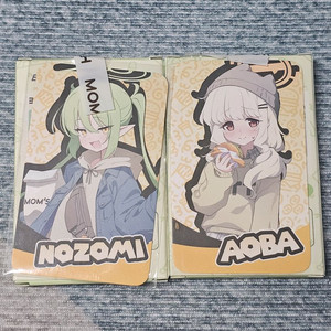 맘스터치 블루 아카이브 콜라보 히카리 아크릴 블럭 교환