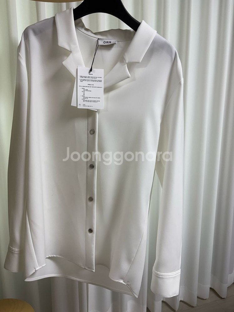 오르 오리지널 루 셔츠 블랙, 아이보리 s--1