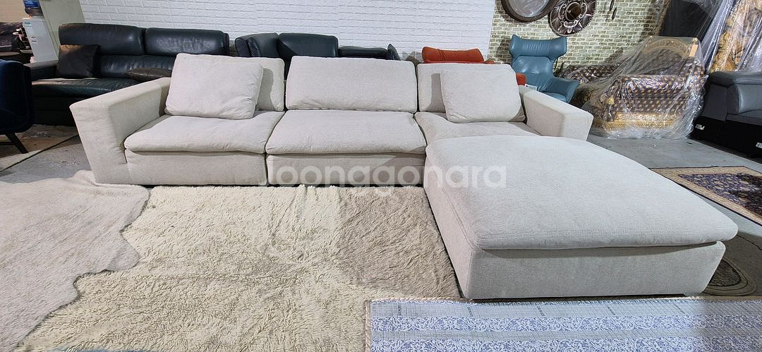 까사미아 캄포 클래식 4인 소파+오토만(드라이세탁완료)--0