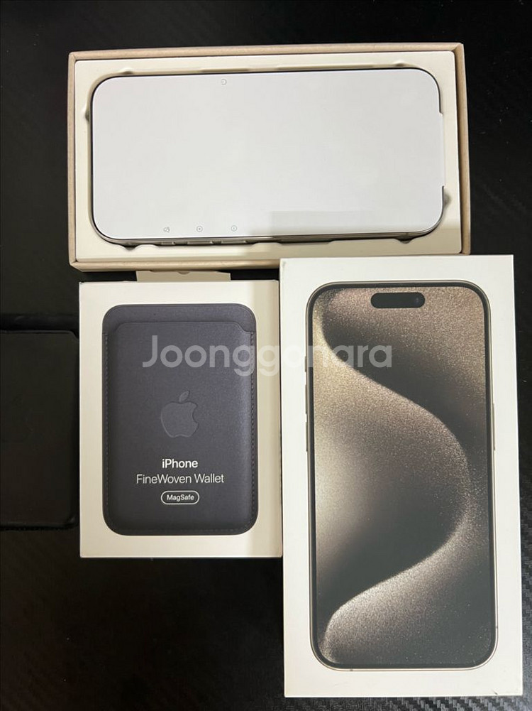 아이폰 15프로 내추럴 티타늄 256gb 리퍼 새제품--0