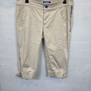 버버리 여성 일본판 블루라벨 코튼 7부 팬츠 36