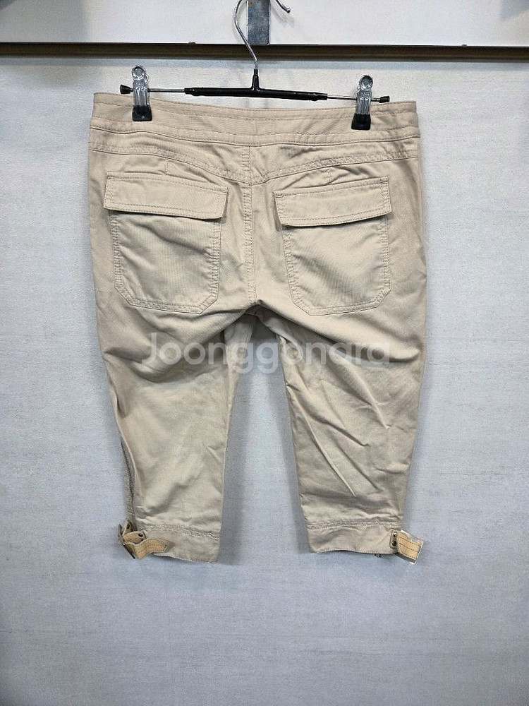 버버리 여성 일본판 블루라벨 코튼 7부 팬츠 36--1