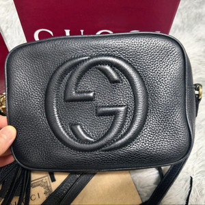 구찌 소호 디스코백 카메라백 블랙 정품 풀박스 보증서O