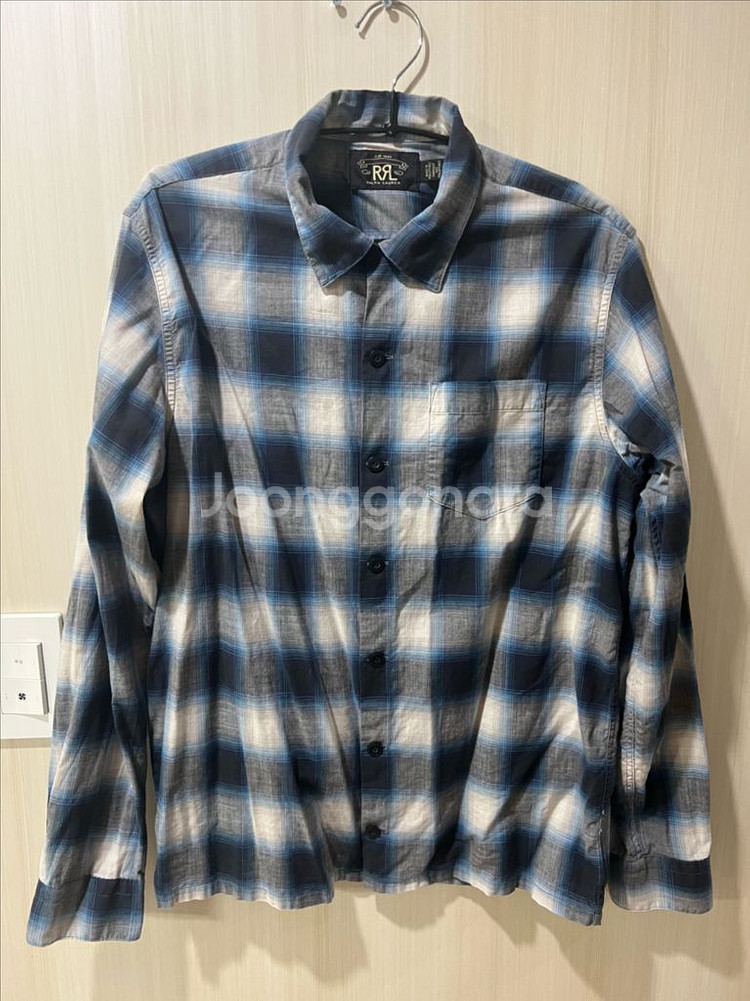 RRL 더블알엘 체크셔츠--0