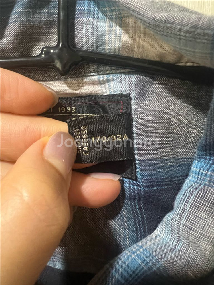 RRL 더블알엘 체크셔츠--4