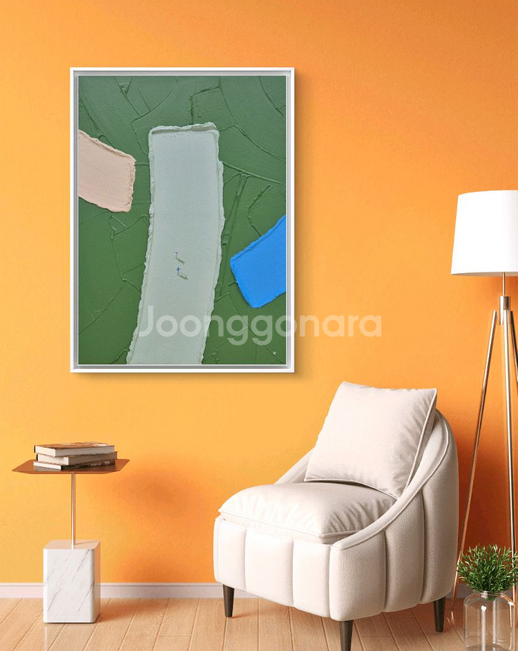 워너 브롱크호스트 그림 질감있는 인테리어 액자 포스터--0