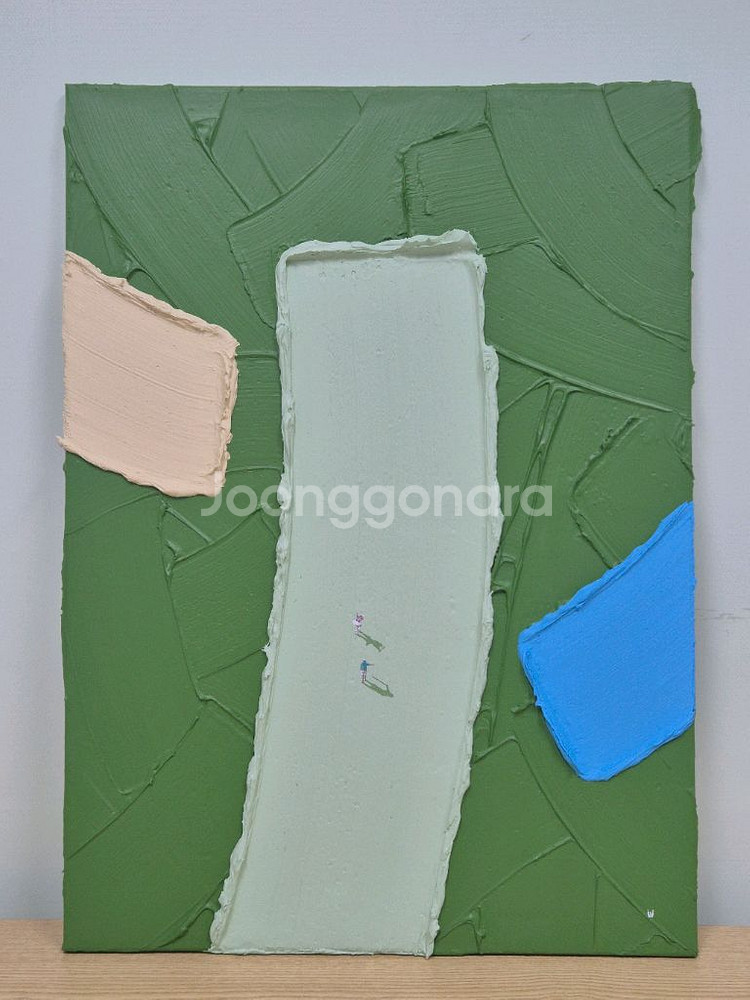 워너 브롱크호스트 그림 질감있는 인테리어 액자 포스터--1