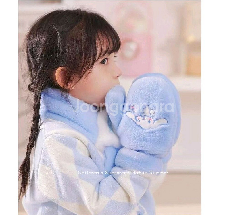 시나모롤 장갑 산리오 성인 가능--0