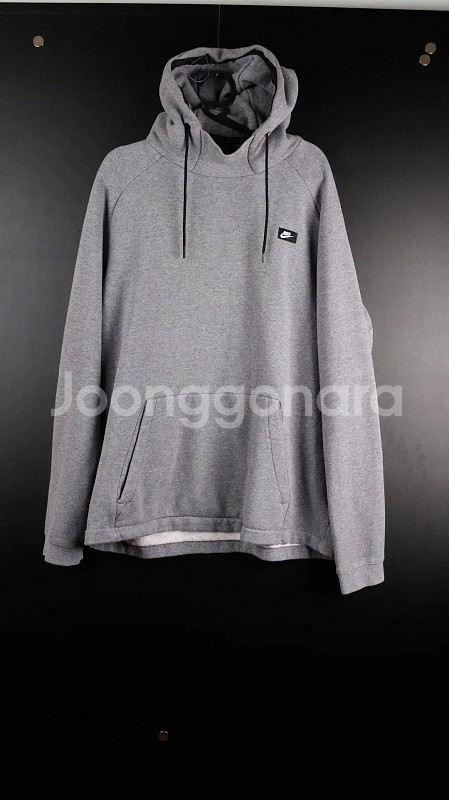 [XL] 나이키 빅사이즈 회색후드--0