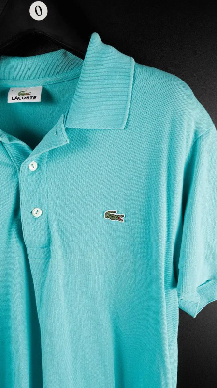 [M] 라코스테 민트색 반팔카라티--2