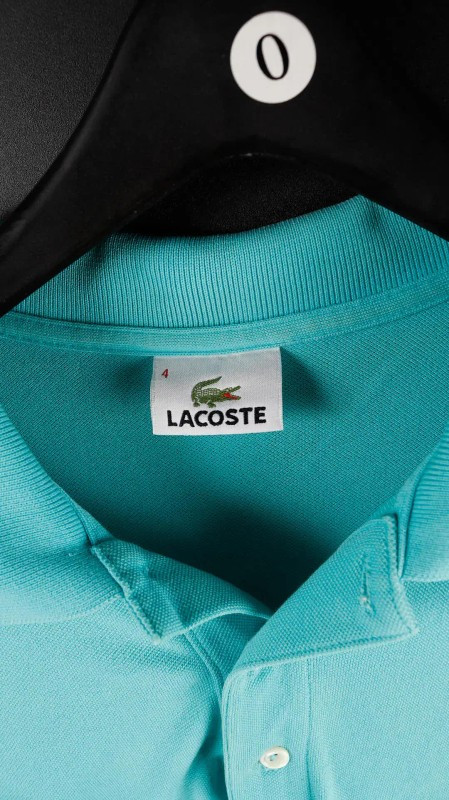 [M] 라코스테 민트색 반팔카라티--3