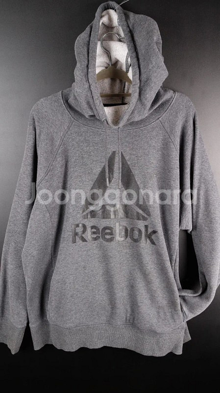 [2XL] 리복 빅로고 회색후드티--0