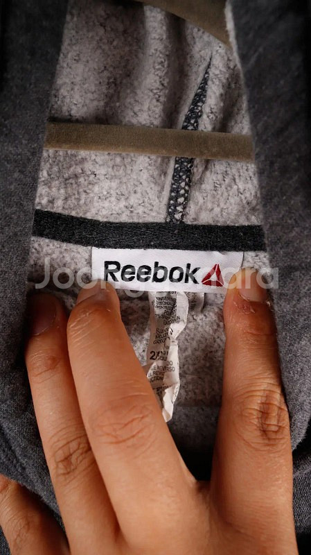 [2XL] 리복 빅로고 회색후드티--3