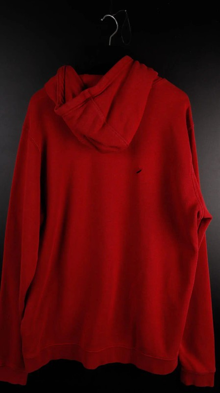 [L] 나이키 불독 레드 후드티--5