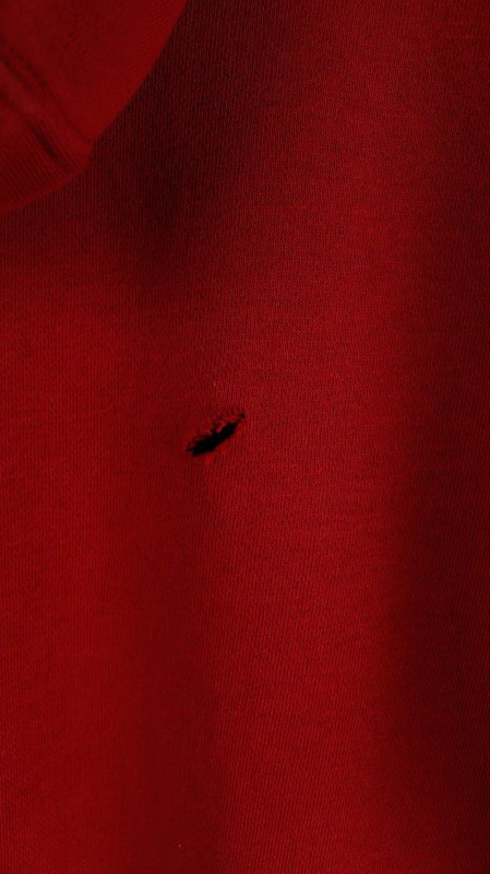 [L] 나이키 불독 레드 후드티--7