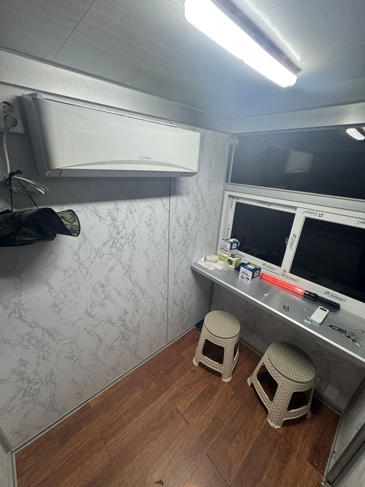 주차부스(시스템 에어컨 탑제) 이미지