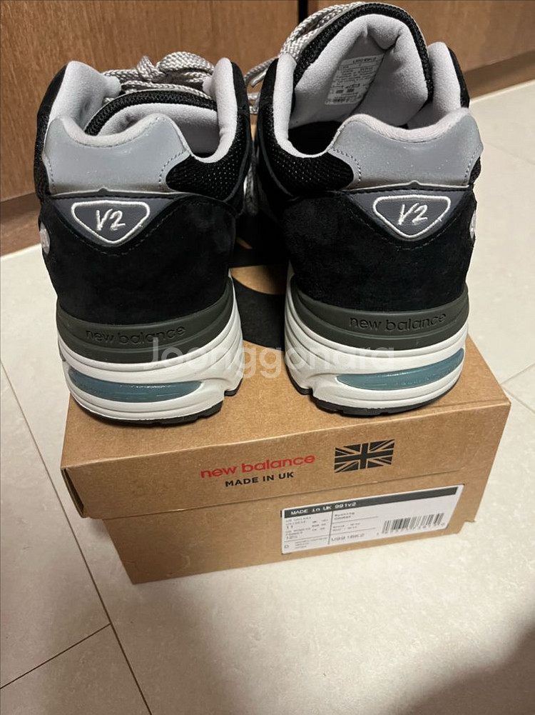 뉴발란스 991v2 290 블랙--2