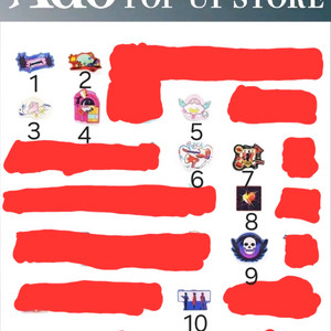 Ado 5주년 아크릴 핀뱃지 새상품