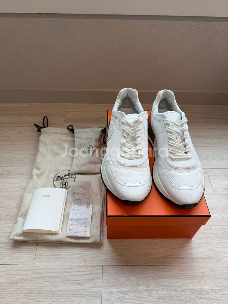 에르메스 드라이브 스니커즈 화이트 43사이즈--0