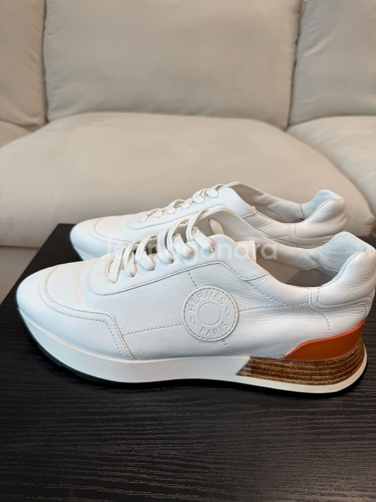 에르메스 드라이브 스니커즈 화이트 43사이즈--4