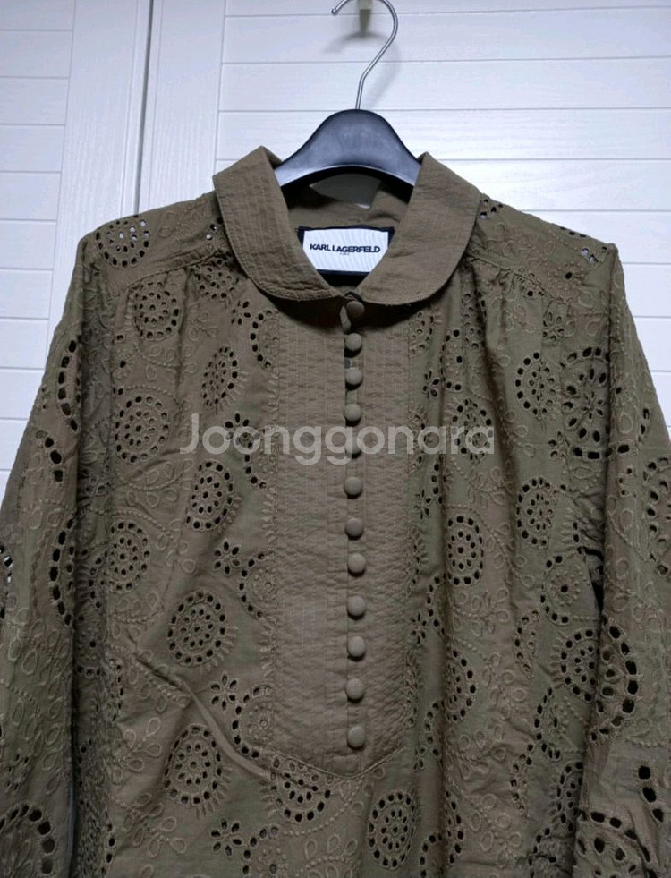 칼라거펠트 아일렛 원피스(66~77) ㅡ새상품--2