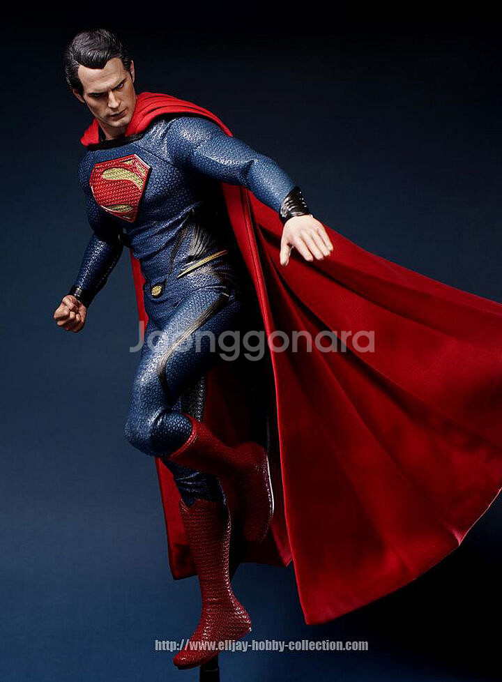 핫토이 맨오브스틸 슈퍼맨 칼엘 12인치 피규어--2