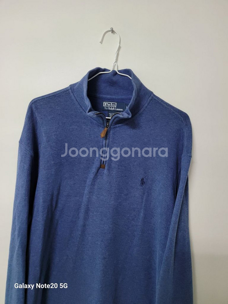 남성 폴로랄프로렌 반집업 긴팔티셔츠 (스판110-115--1