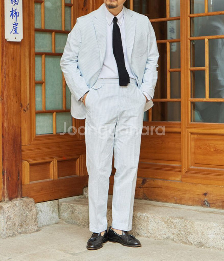 리넥츠 25ss 시어서커 수트 셋업 3(105/32)--2