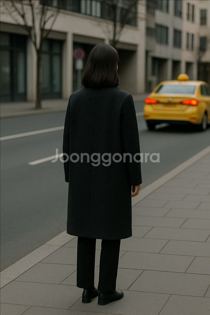 [여자 85 (XS)]어드바이저리 울 혼방 롱코트--9