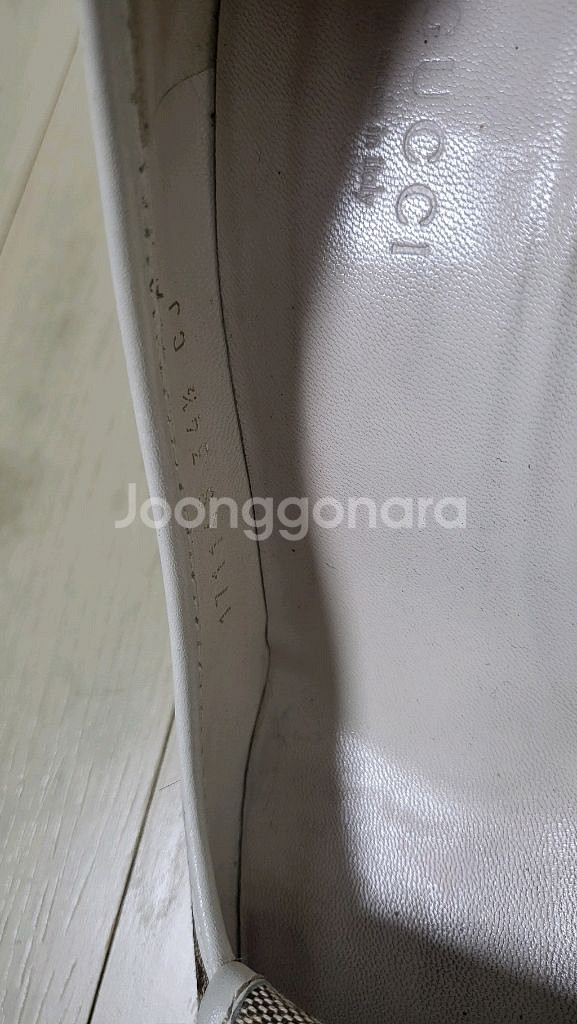 구찌 로고 쟈갸드 구두 220--1