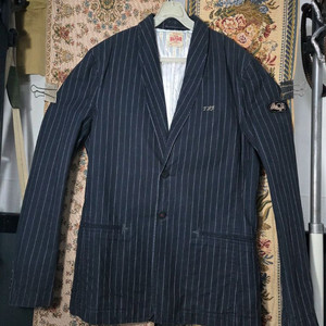 M 타미힐피거 프레피룩 캐주얼 코튼 자켓