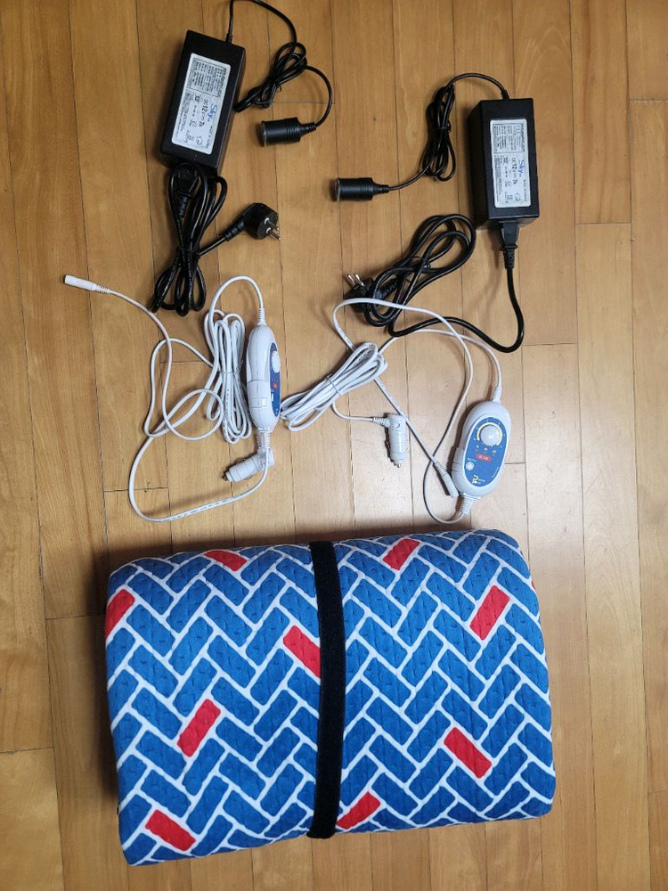 포켓베드 캠핑용 가정용 전기장판 더블--1