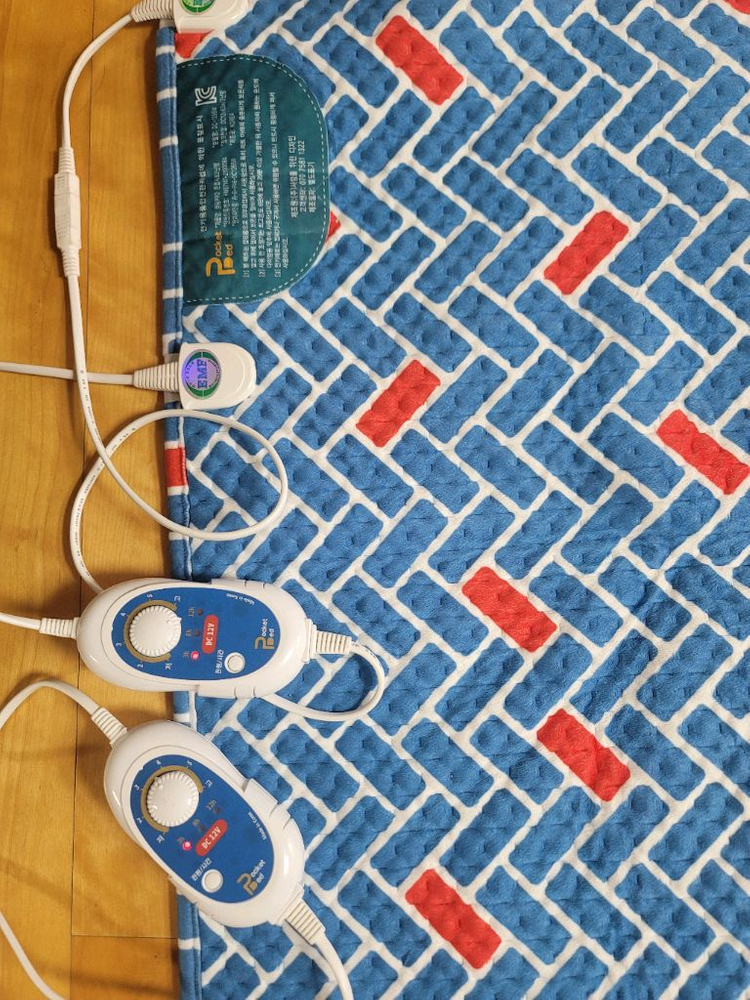 포켓베드 캠핑용 가정용 전기장판 더블--2