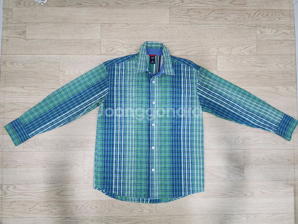 Gap 면100% 체크남방(봄가을) 가슴둘레100cm--2