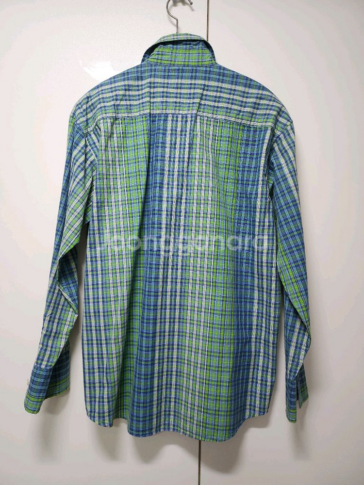 Gap 면100% 체크남방(봄가을) 가슴둘레100cm--1