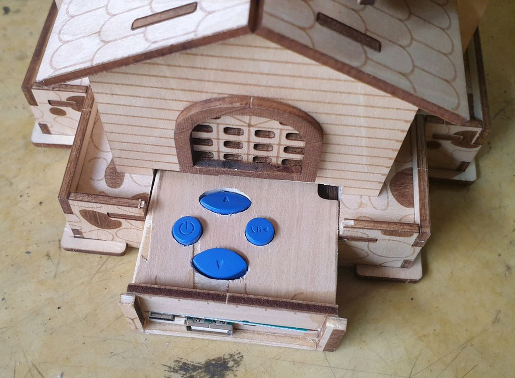 3d 목재 풍차 블루투스 스피커--7