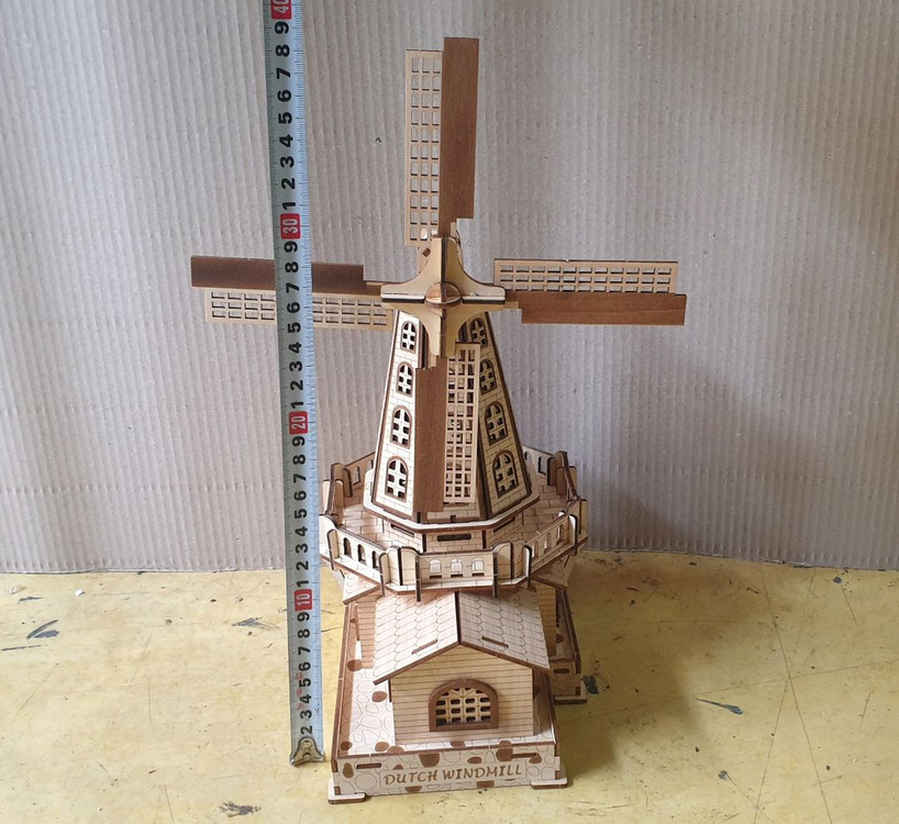 3d 목재 풍차 블루투스 스피커--8