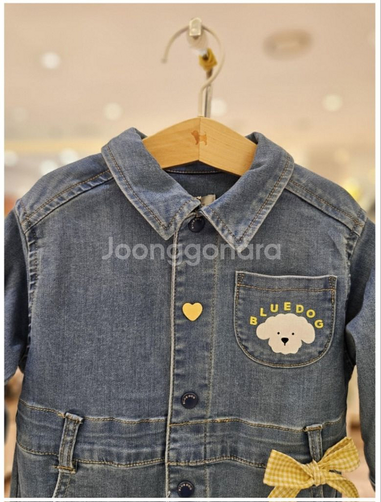 블루독 돌선물 데님 점프슈트 바디슈트 새상품--2