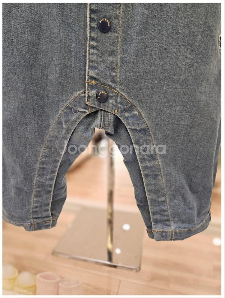 블루독 돌선물 데님 점프슈트 바디슈트 새상품--3