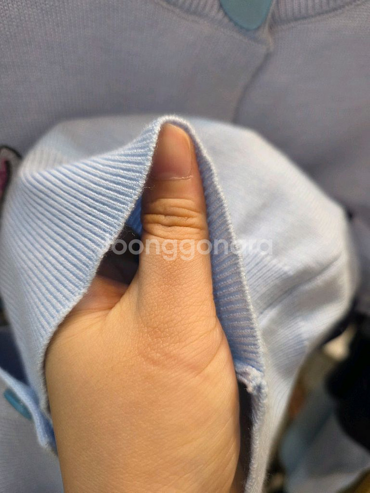 M 토끼자수 캐시미어 니트가디건--5