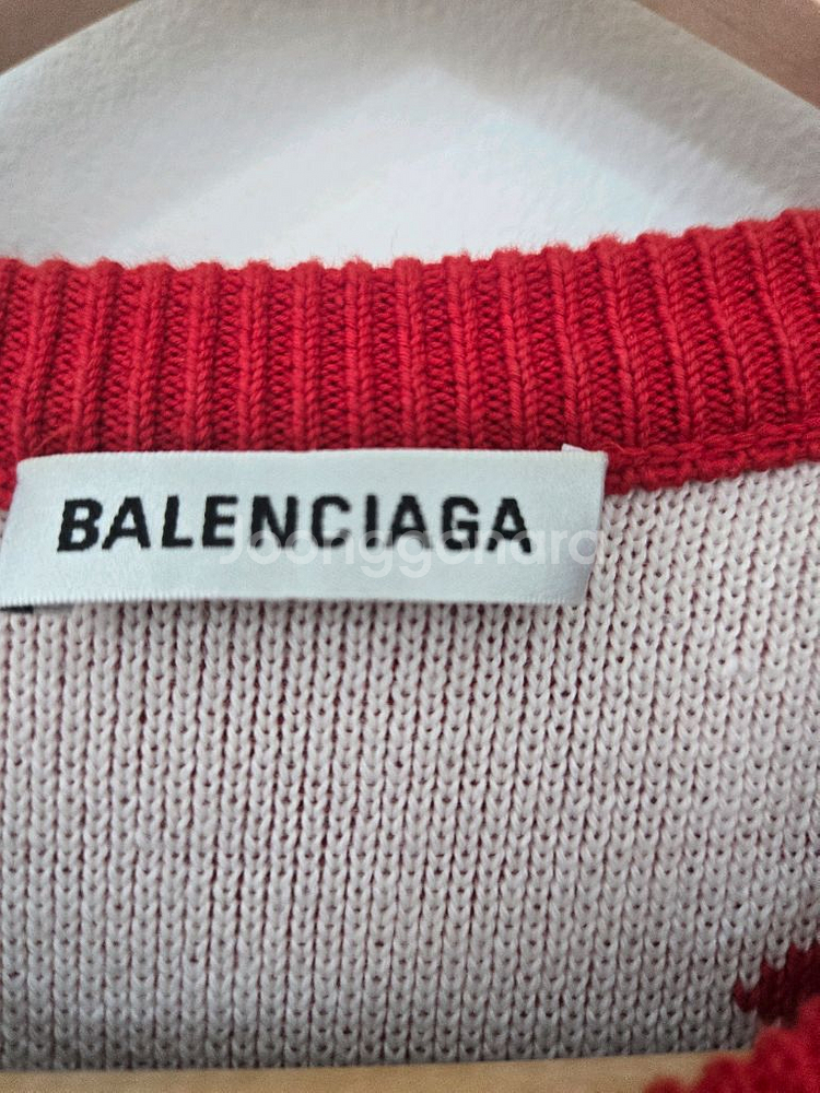 발렌시아가 니트 멀티로고 오버핏S--1