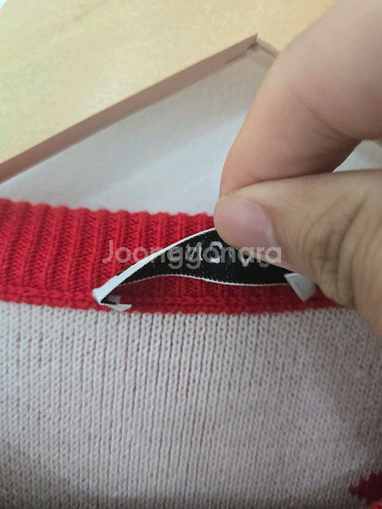 발렌시아가 니트 멀티로고 오버핏S--3