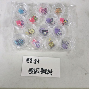 미사용 다마고치 유니 캐릭터 c타입 마개 14종세트판매
