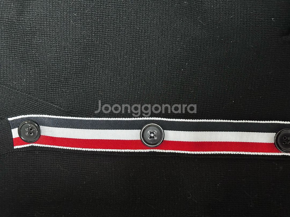 톰브라운 밀라노스티치 가디건 25ss(black)3--4