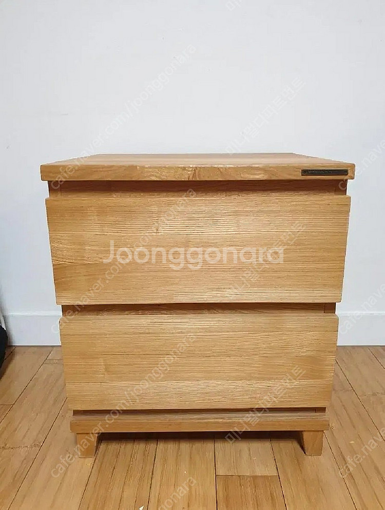 마켓엠 원목 협탁 서랍장--0